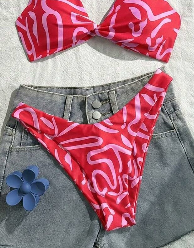 dół bikini wzór