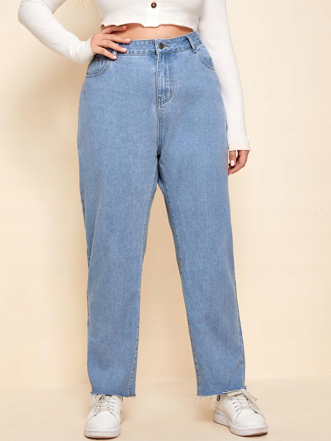 NIEBIESKIE SPODNIE JEANS