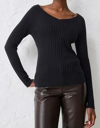SWETER CZARNY DAMSKI