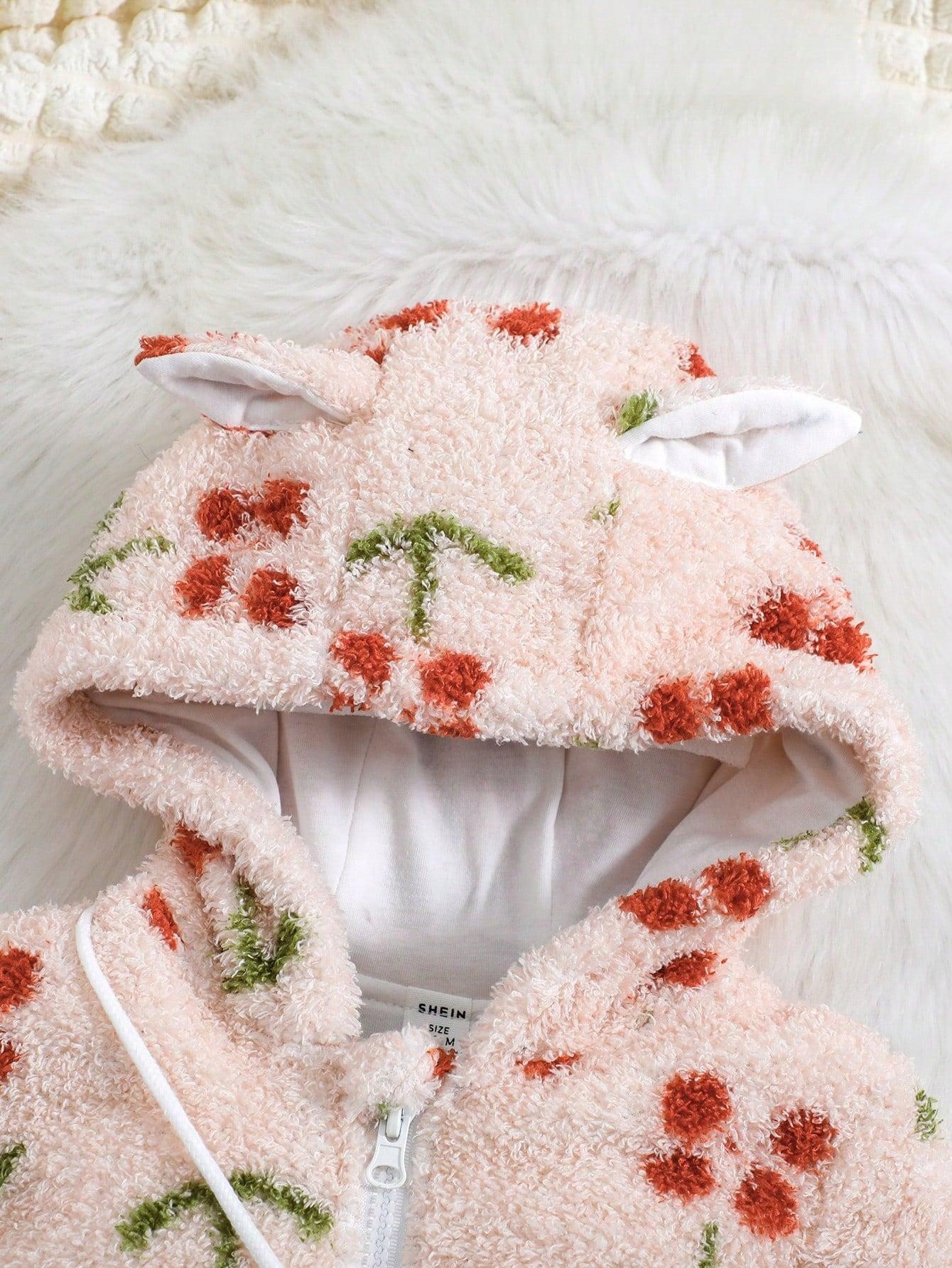 bluza z kapturem miś