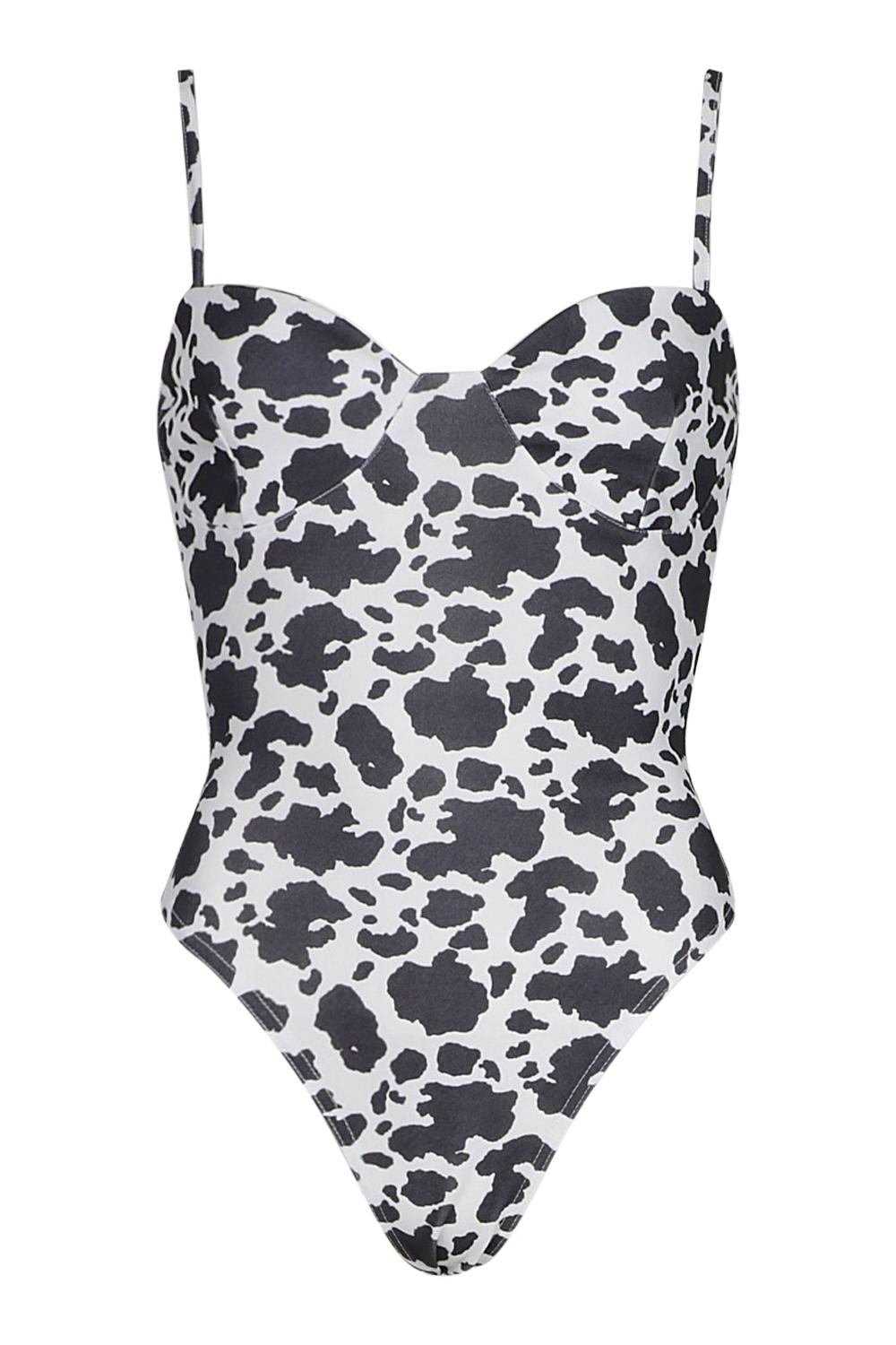 body na ramiączkach animal print
