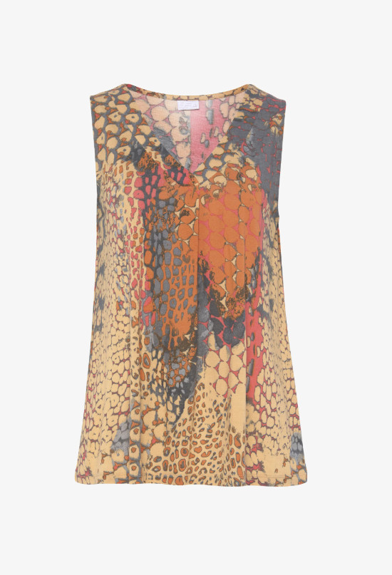 TOP bez rękawów ANIMAL PRINT