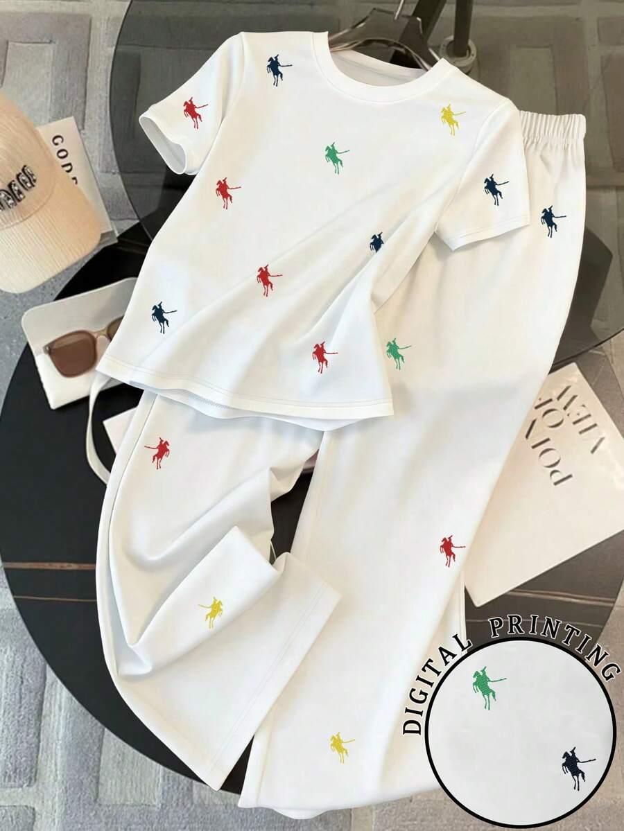 t-shirt spodnie komplet