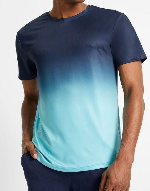 T-SHIRT MĘSKI OMBRE