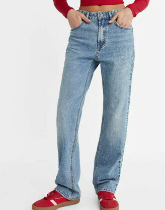 NIEBIESKIE SPODNIE JEANS