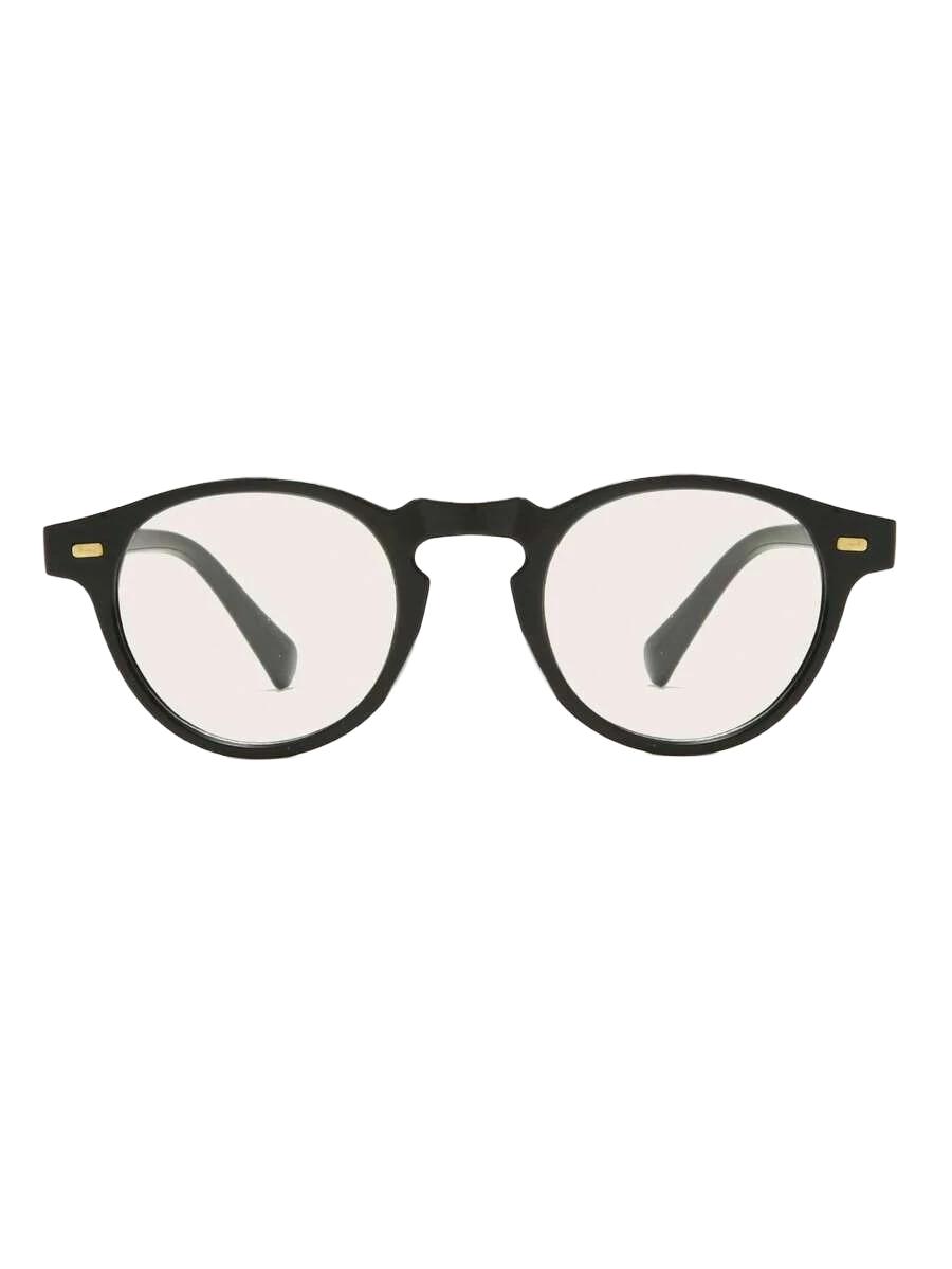 czarne okulary zerówki
