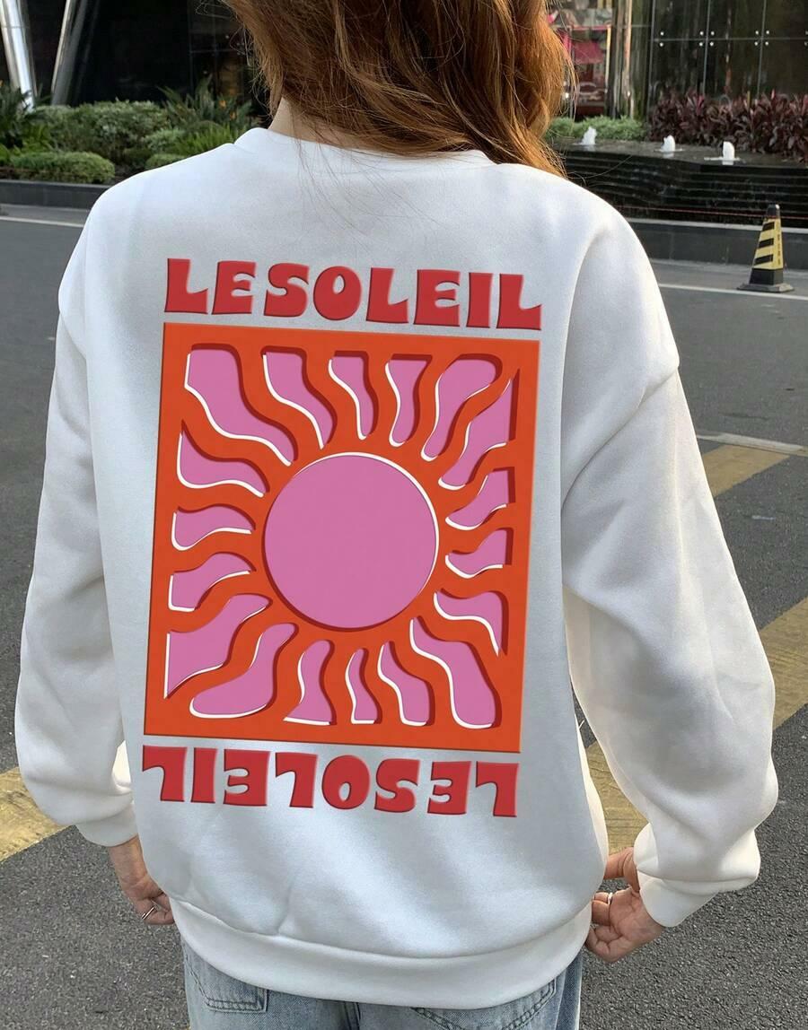 BIAŁA BLUZA PRINT