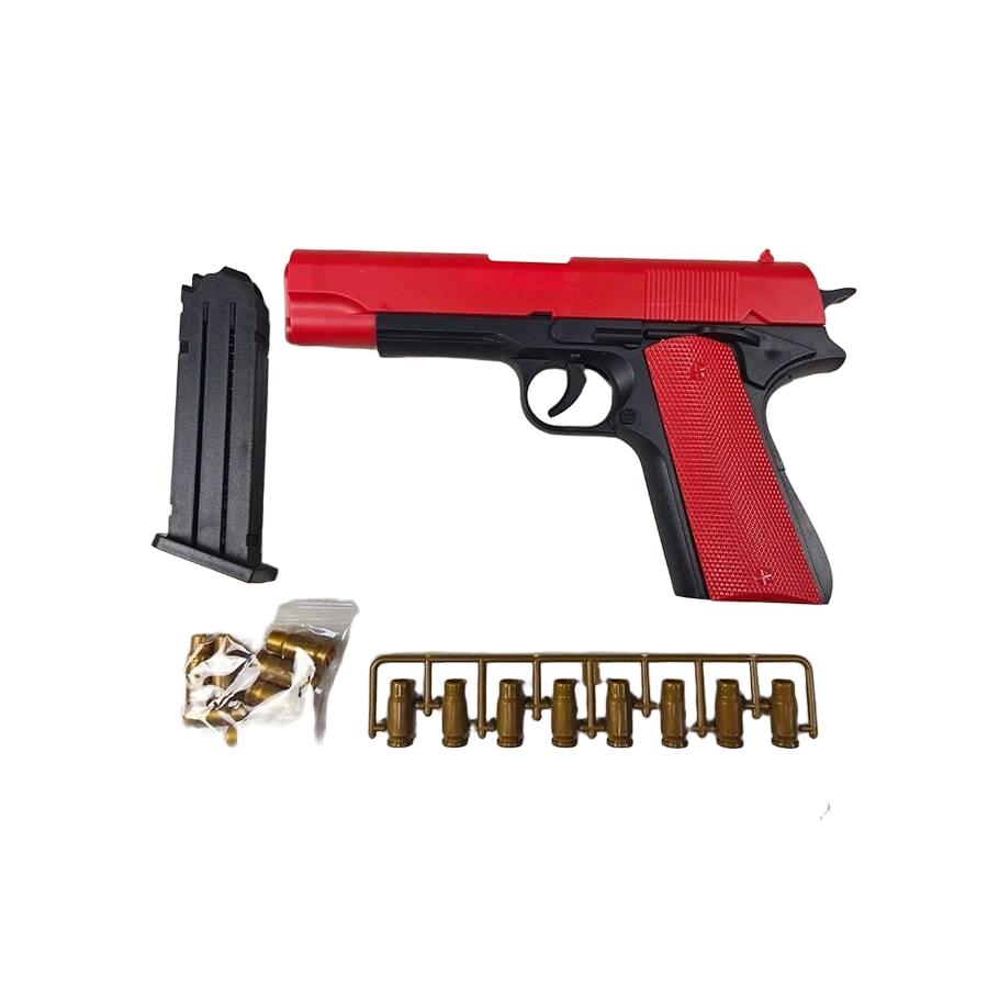 czerwony pistolet zabawka