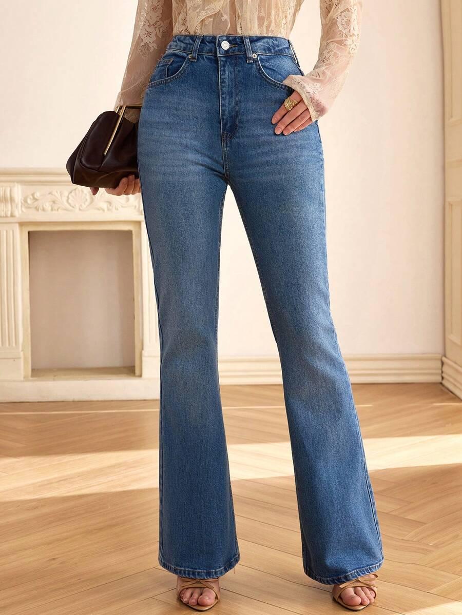 spodnie dzwony jeans