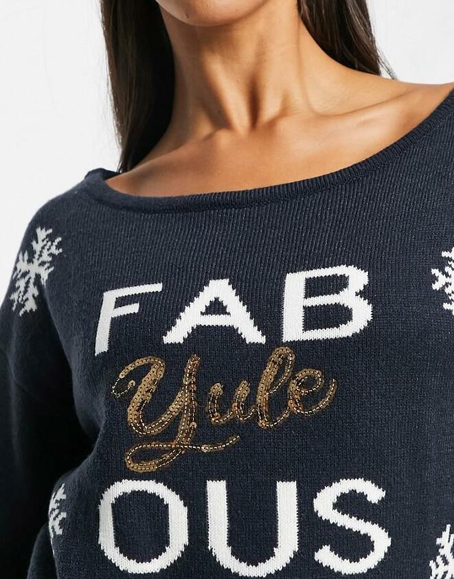 SWETER ZE ŚWIĄTECZNYM WZOREM