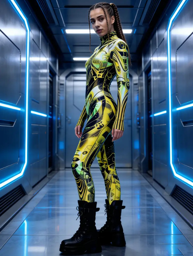 kostium przebranie cyberpunk Halloween