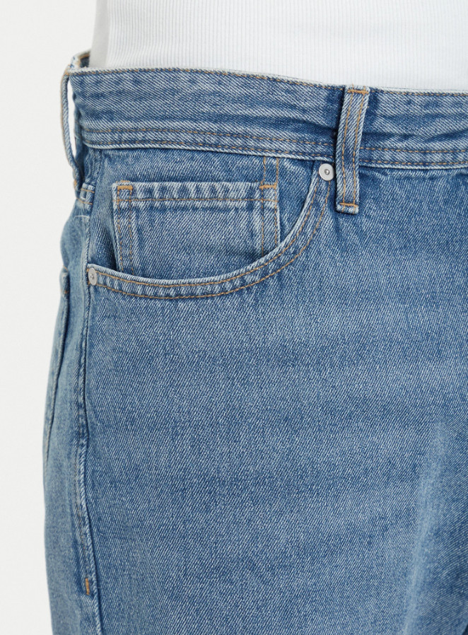 NIEBIESKIE SPODENKI JEANS