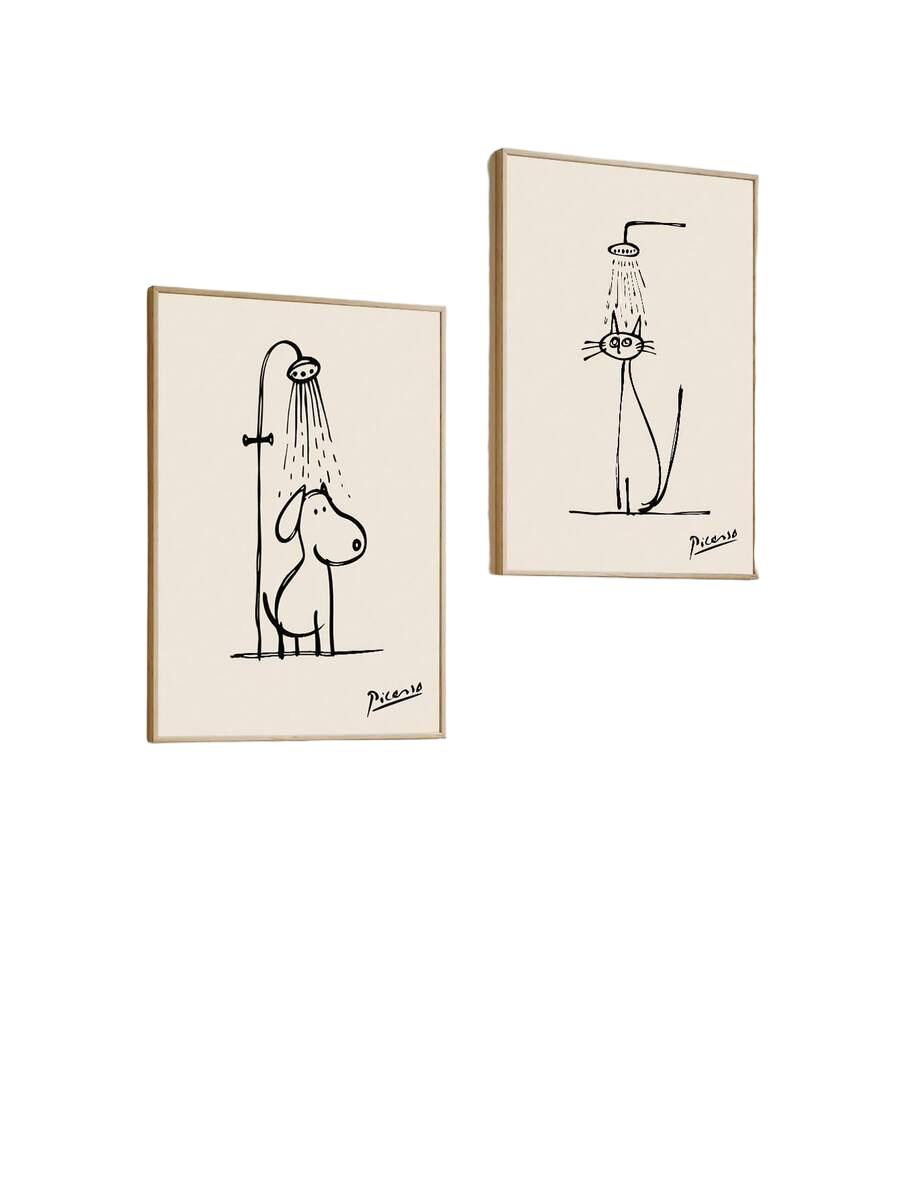 plakat na ścianę print 2-pack