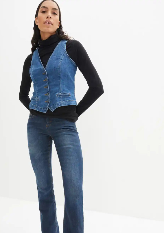 NIEBIESKIE SPODNIE JEANS