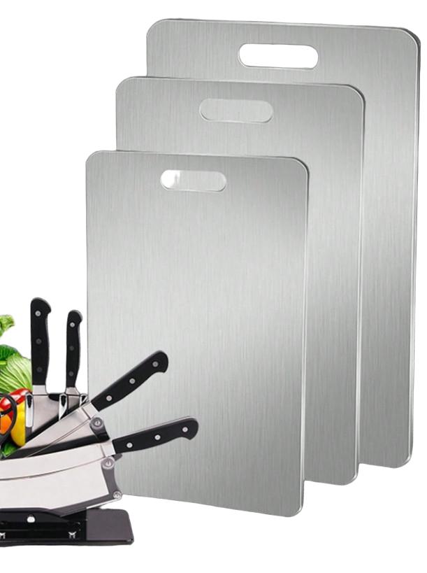 srebrna deska ze stali nierdzewnej 3-pack