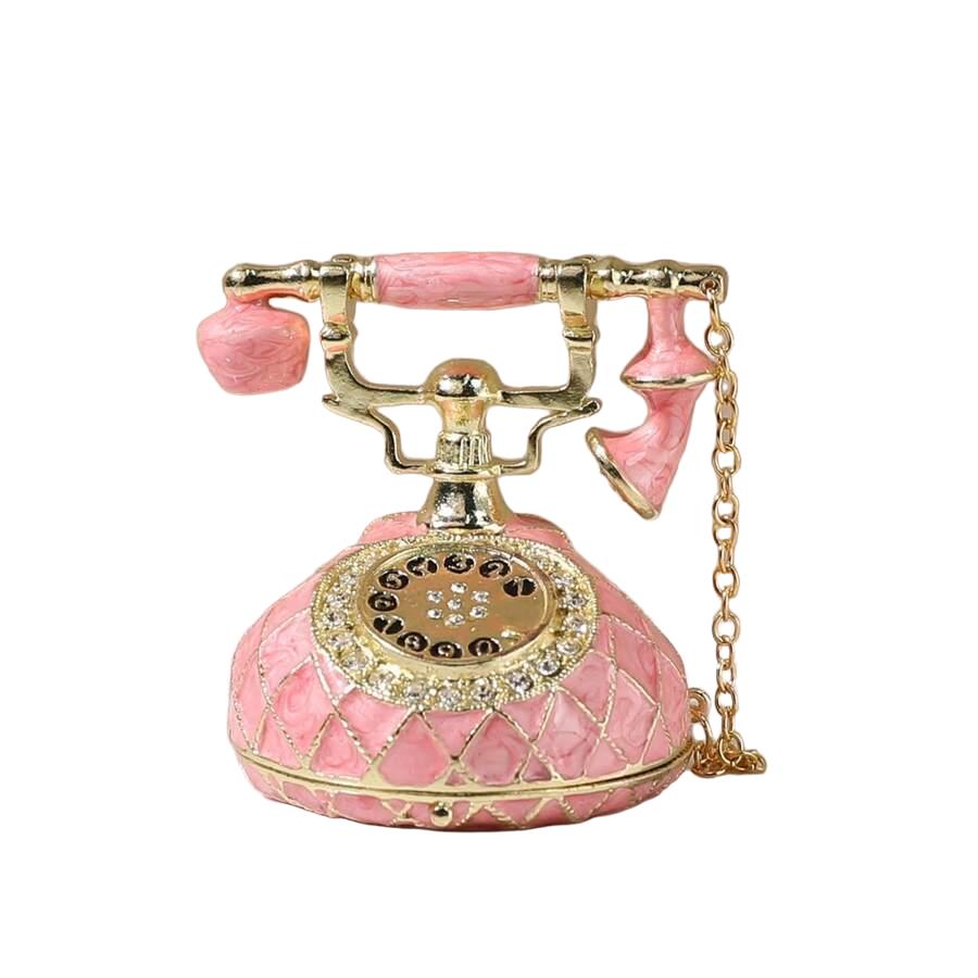 pojemnik na biżuterię w kształcie telefonu