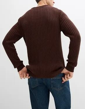 SWETER MĘSKI PLUS SIZE BEZ KAPTURA