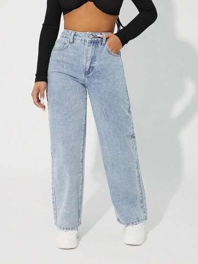 NIEBESKIe spodnie JEANS