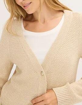 SWETER Z DZIANINY 