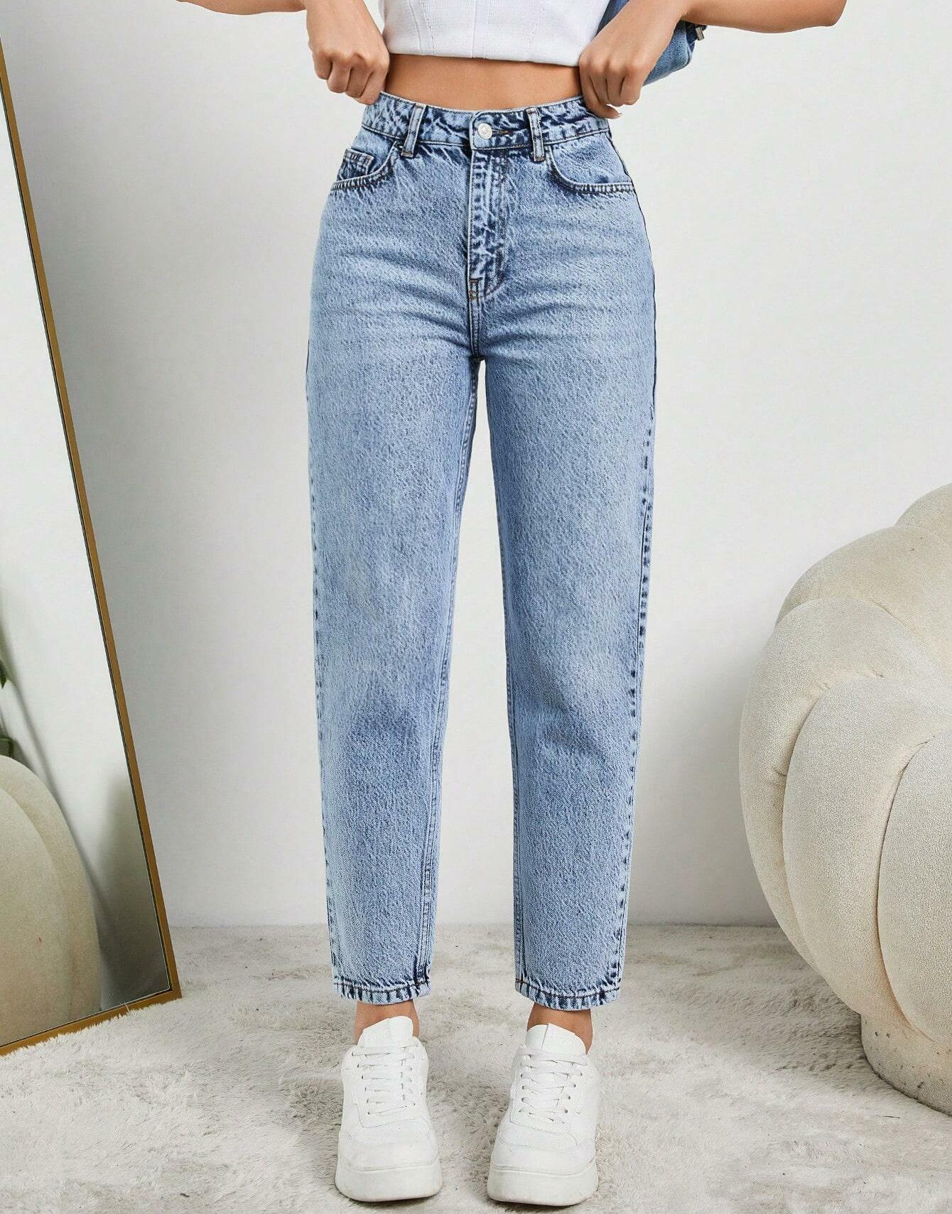 NIEBIESKIE SPODNIE JEANS