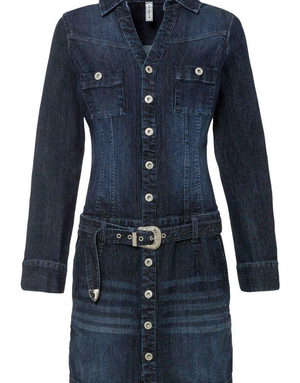SUKIENKA JEANSOWA NA GUZIKI