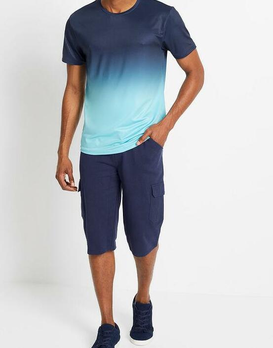 T-SHIRT MĘSKI OMBRE