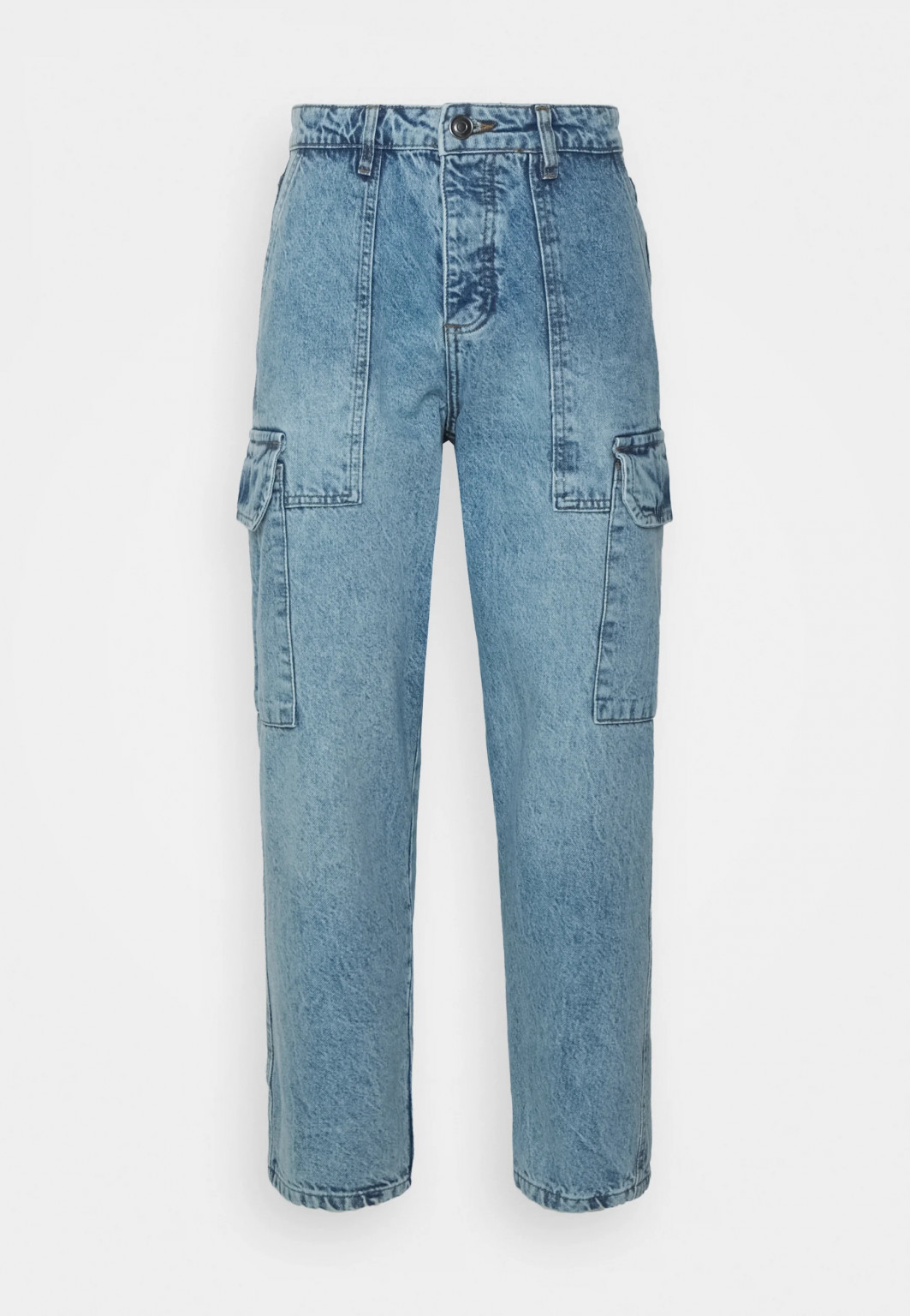 NIEBIESKIE SPODNIE JEANS KIESZENIE