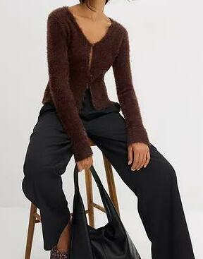 SWETER DAMSKI ROZPINANY REGULAR