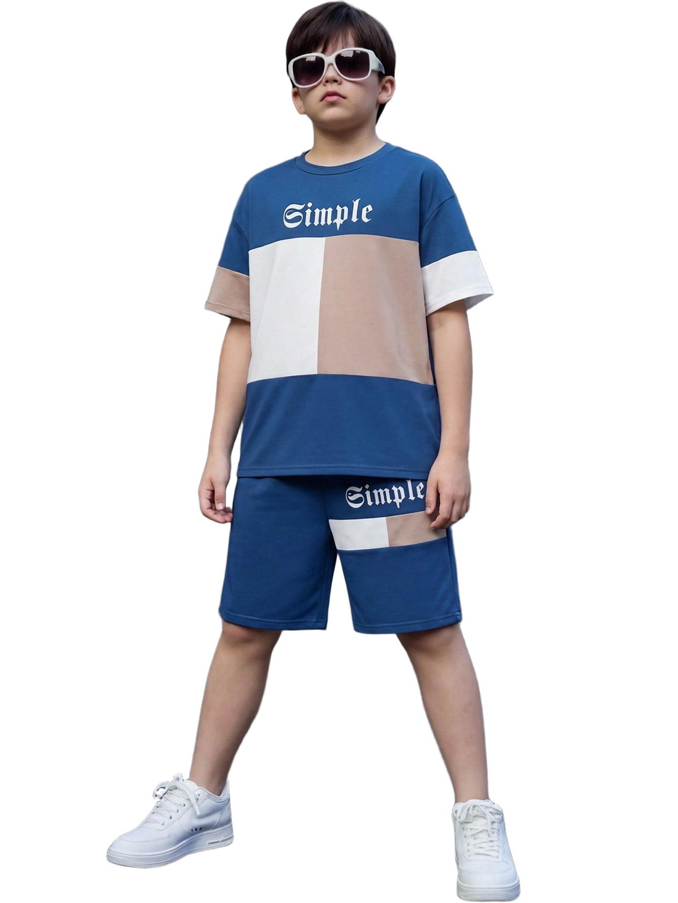 KOMPLET CHŁOPIĘCY T-SHIRT I SPODENKI