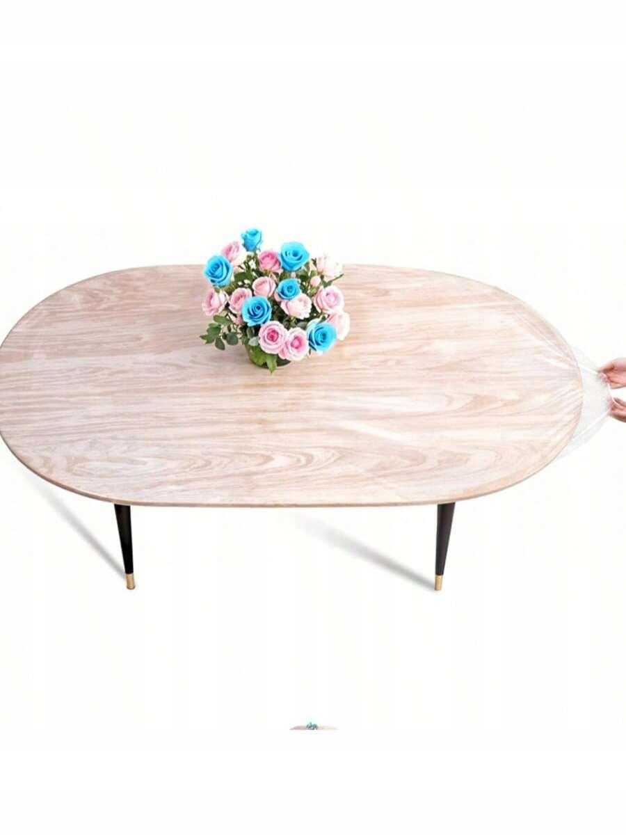 bezbarwna FOLIA OCHRONNA NA STÓŁ 132X173cm