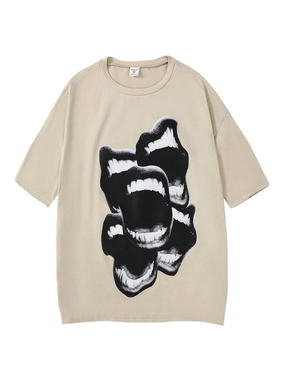 T-SHIRT Z NADRUKIEM 