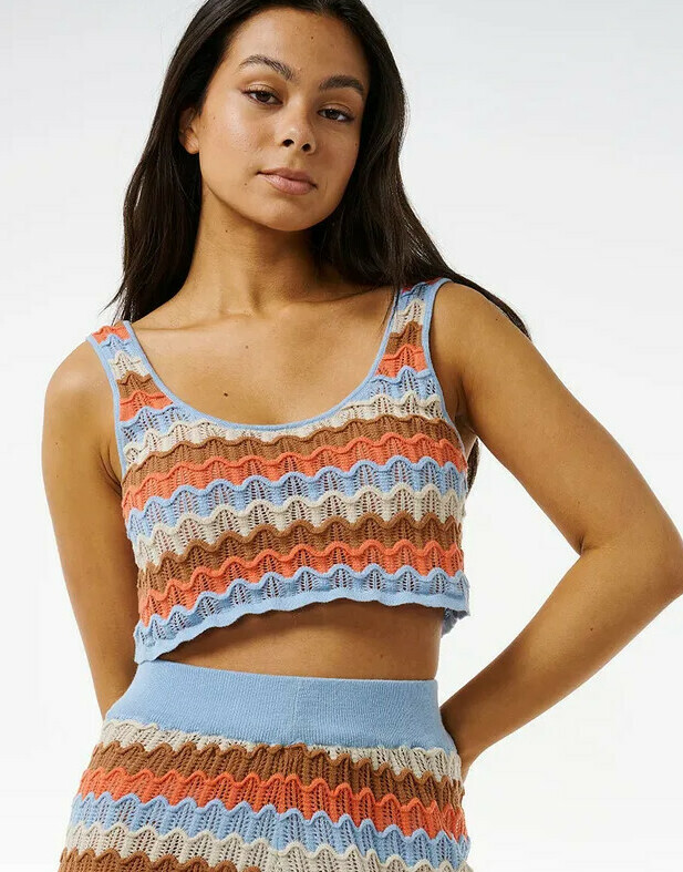DZIANINOWY CROP TOP