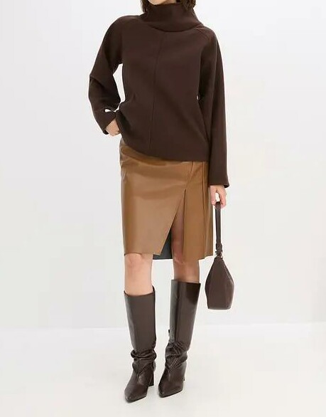 SWETER DAMSKI Z GOLFEM