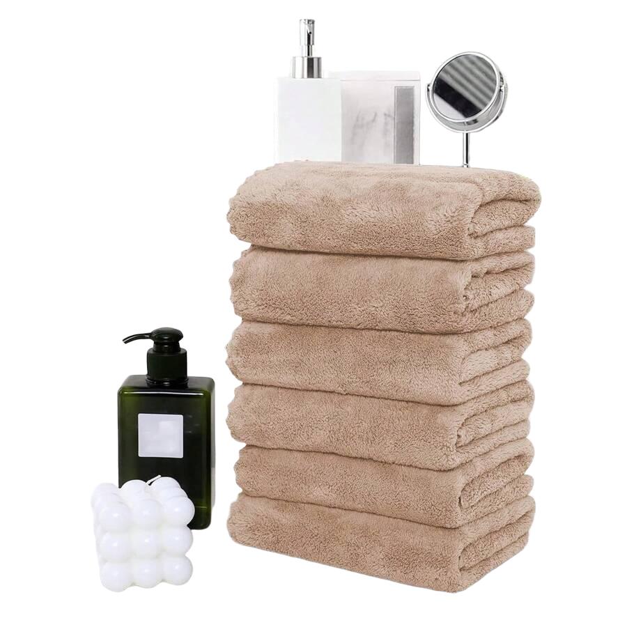 beżowy ręcznik 3-pack