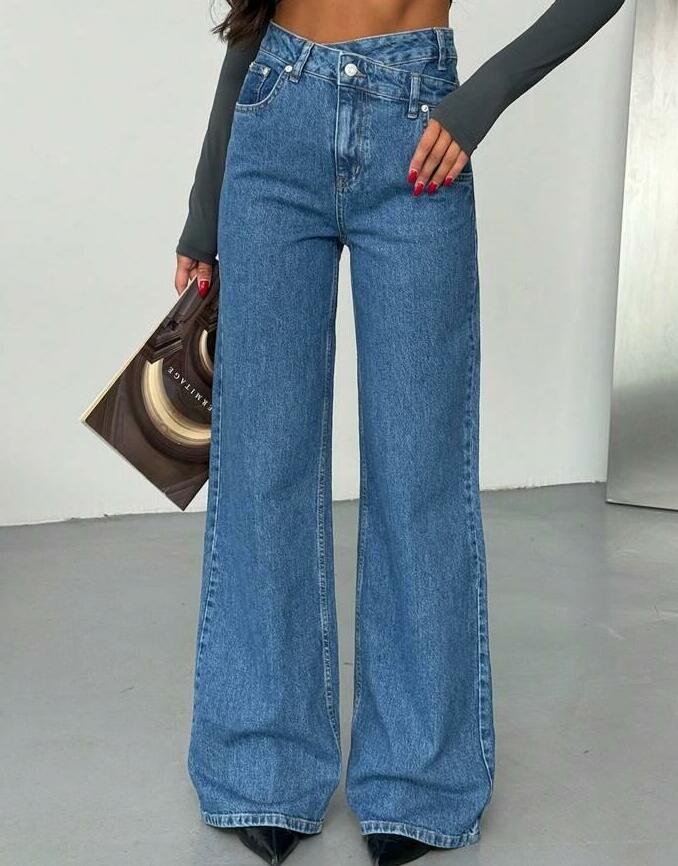 NIEBIESKIE SPODNIE JEANS