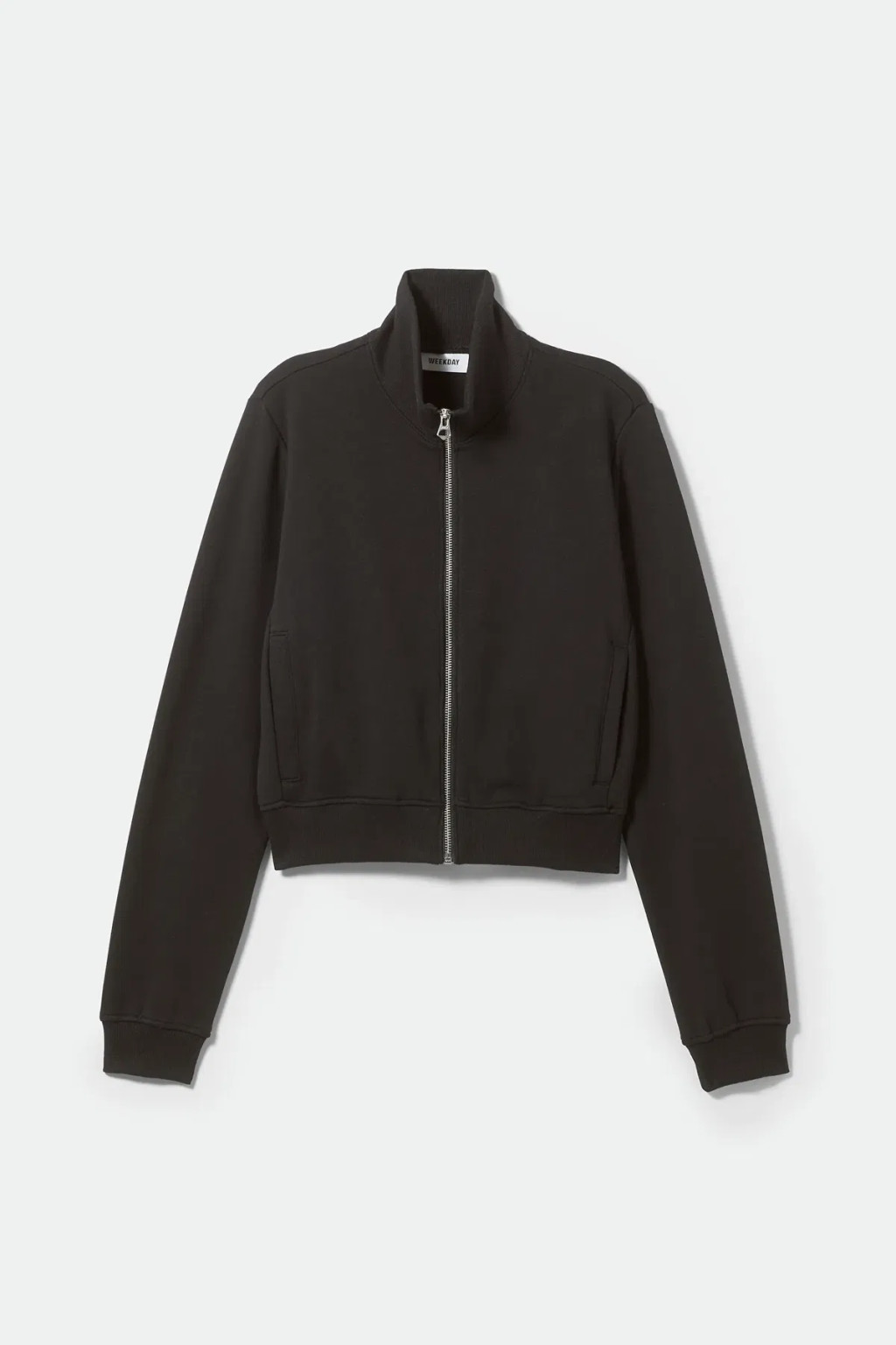 ROZPINANA CZARNA BLUZA KIESZENIE