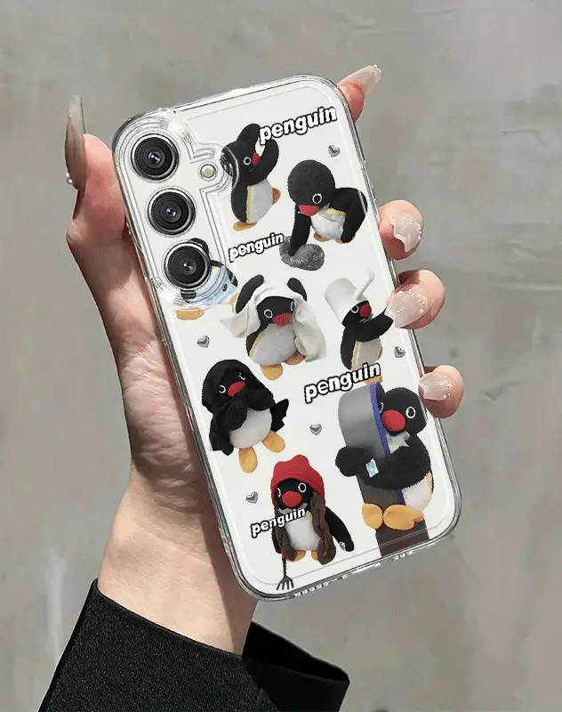 ETUI NA TELEFON case plecki penguin doll motorola moto e13