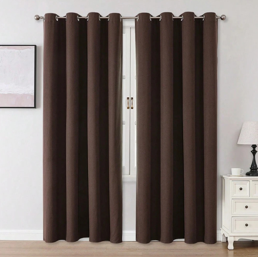 BRĄZOWE ZASŁONY 2-PACK