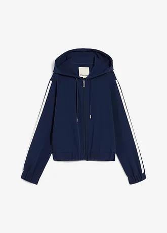 BLUZA DAMSKA Z LAMPASAMI KAPTUR