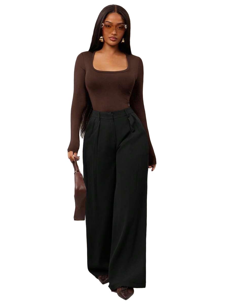 SPODNIE DAMSKIE CASUAL PALAZZO 