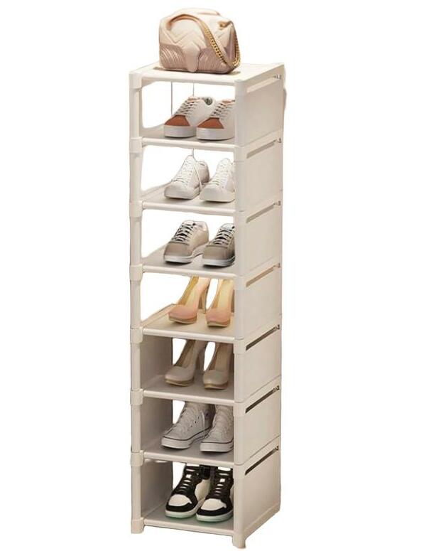 BIAŁY ORGANIZER NA BUTY 7 SZUFLAD 
