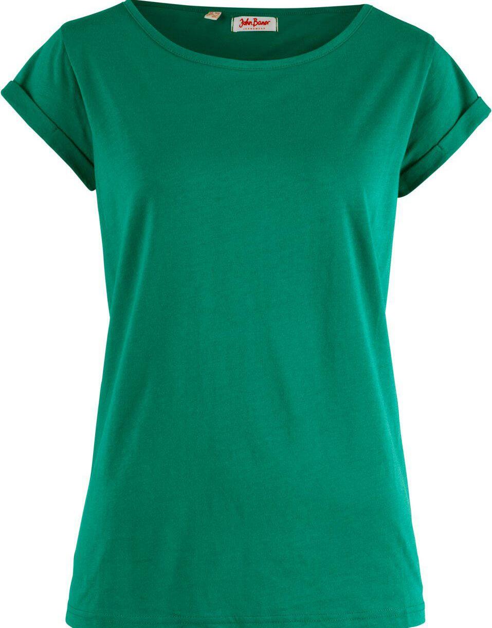 T-SHIRT DAMSKI BAWEŁNIANY OKRĄGŁY DEKOLT