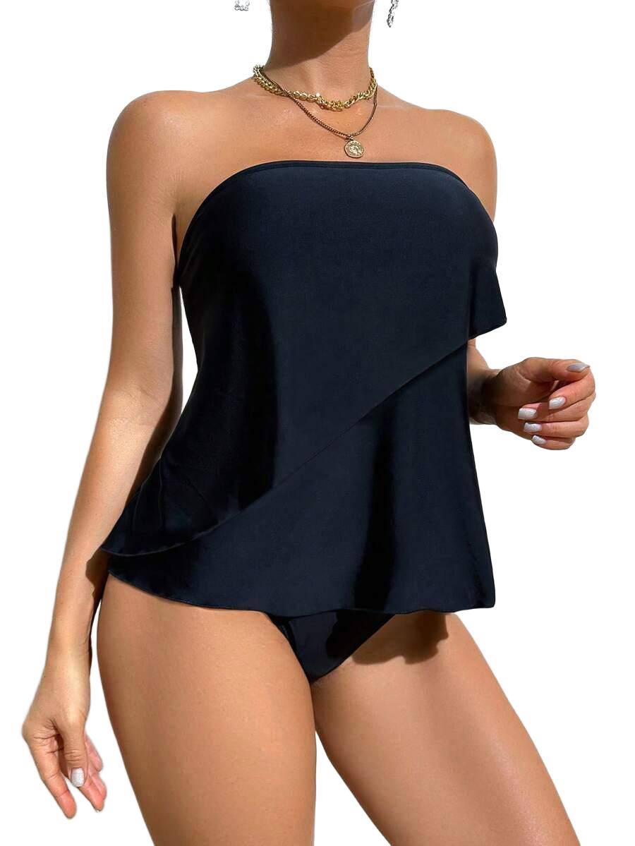 TANKINI DWUCZĘŚCIOWE BEZ RAMIĄCZEK