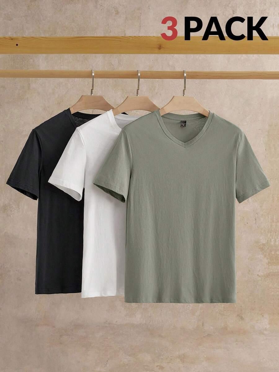 t-shirt krótki rękaw 3-pack