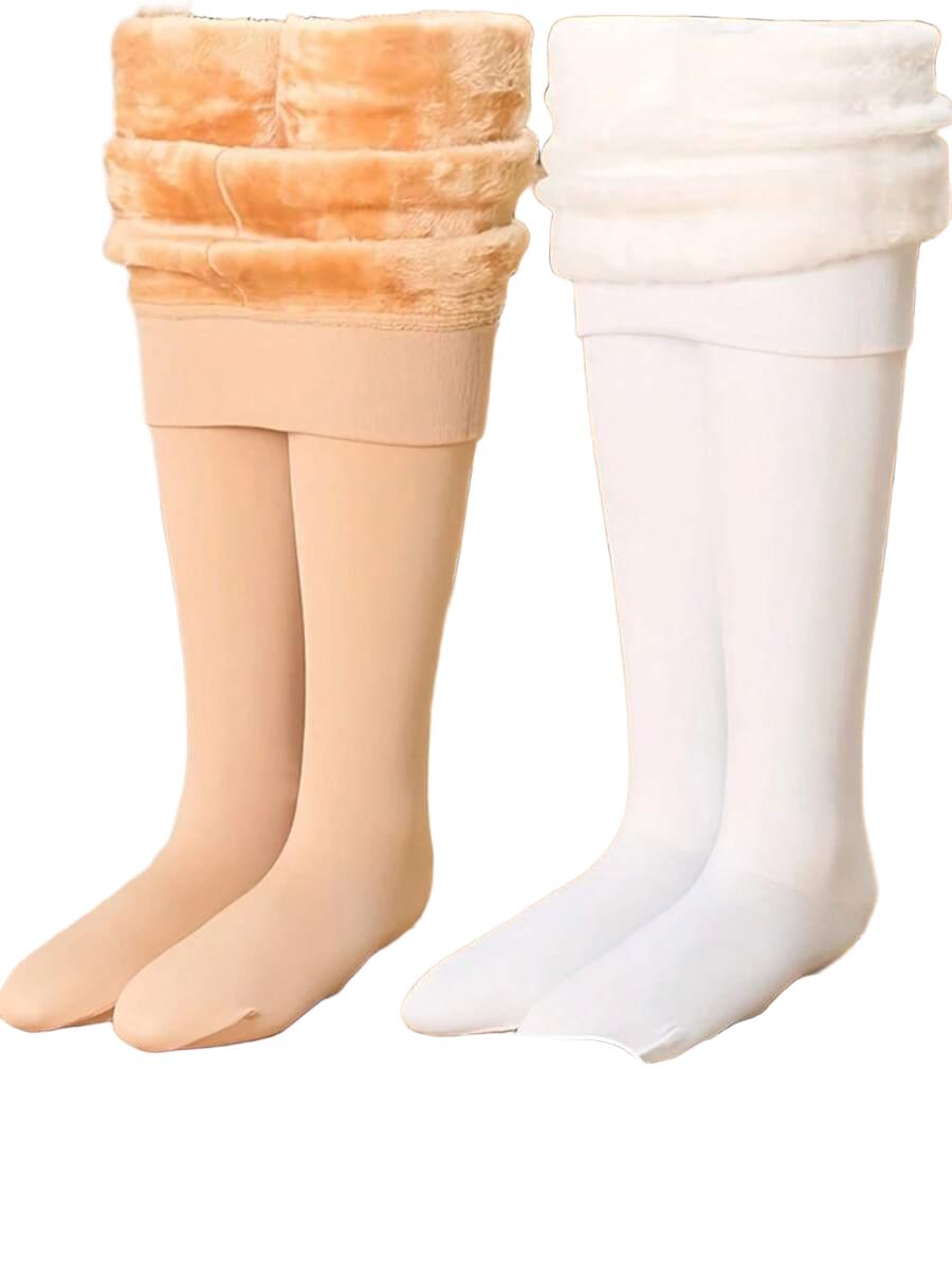 ocieplane rajstopy 2-pack