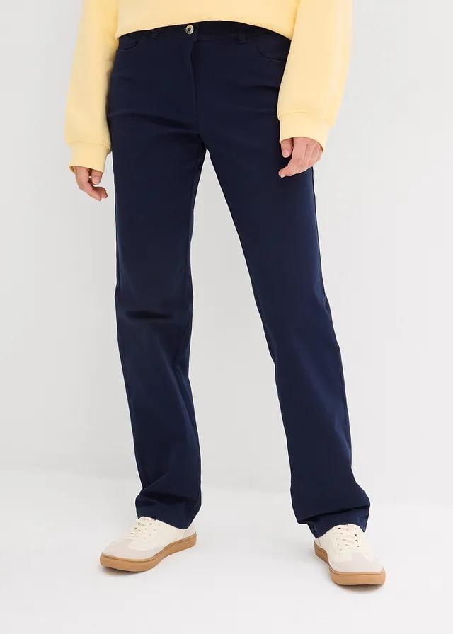 granatowe spodnie jeans 