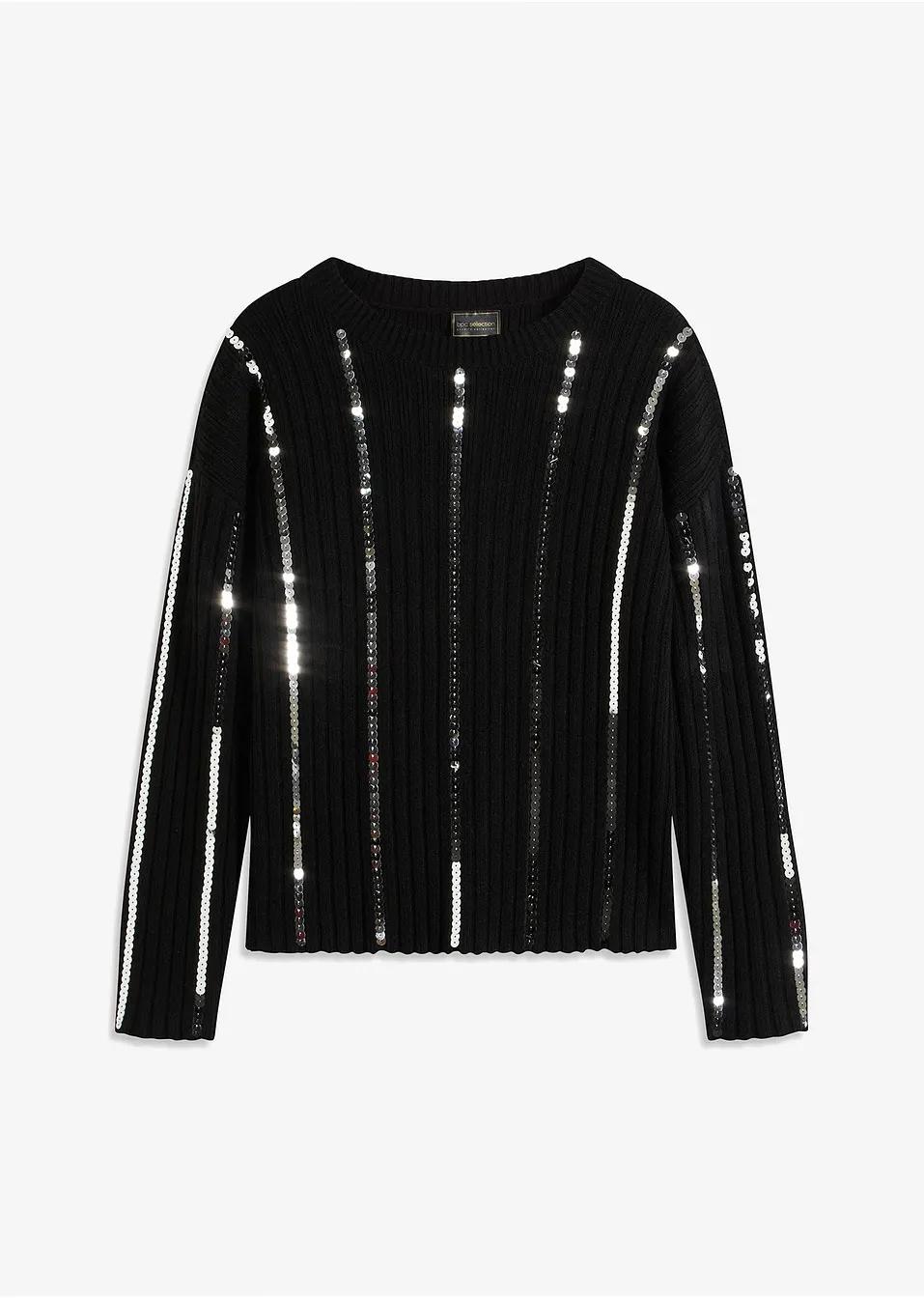 SWETER Z CEKINAMI 