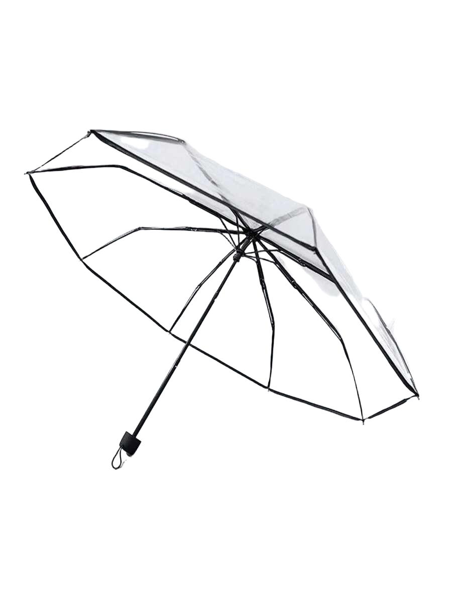 przezroczysty parasol składany 