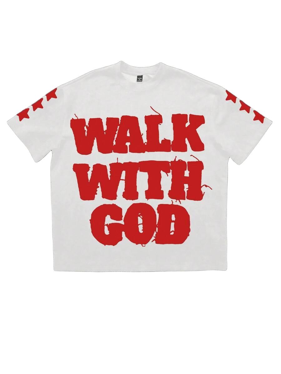 T-SHIRT MĘSKI Z NADRUKIEM