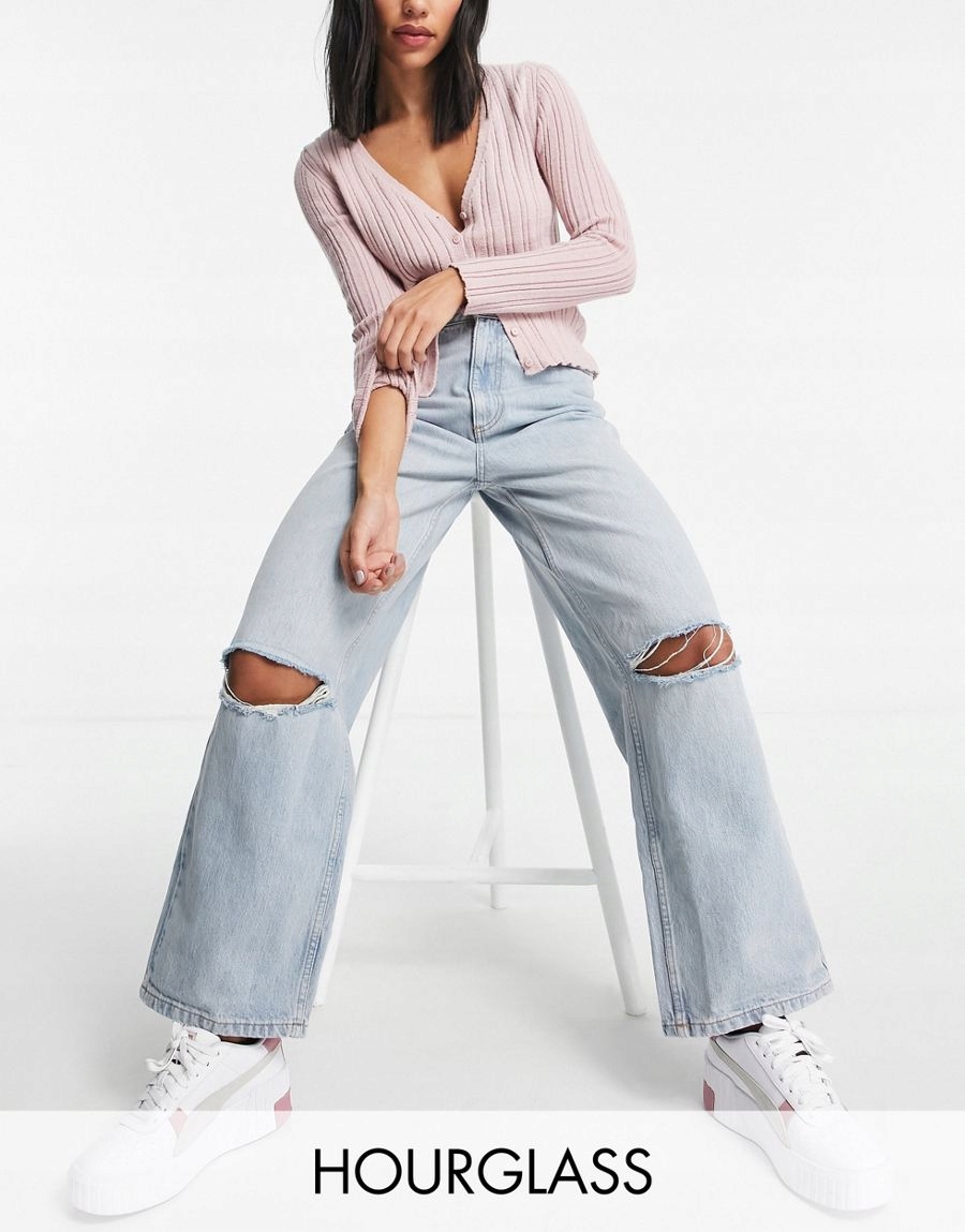 NIEBIESKIE SPODNIE JEANS